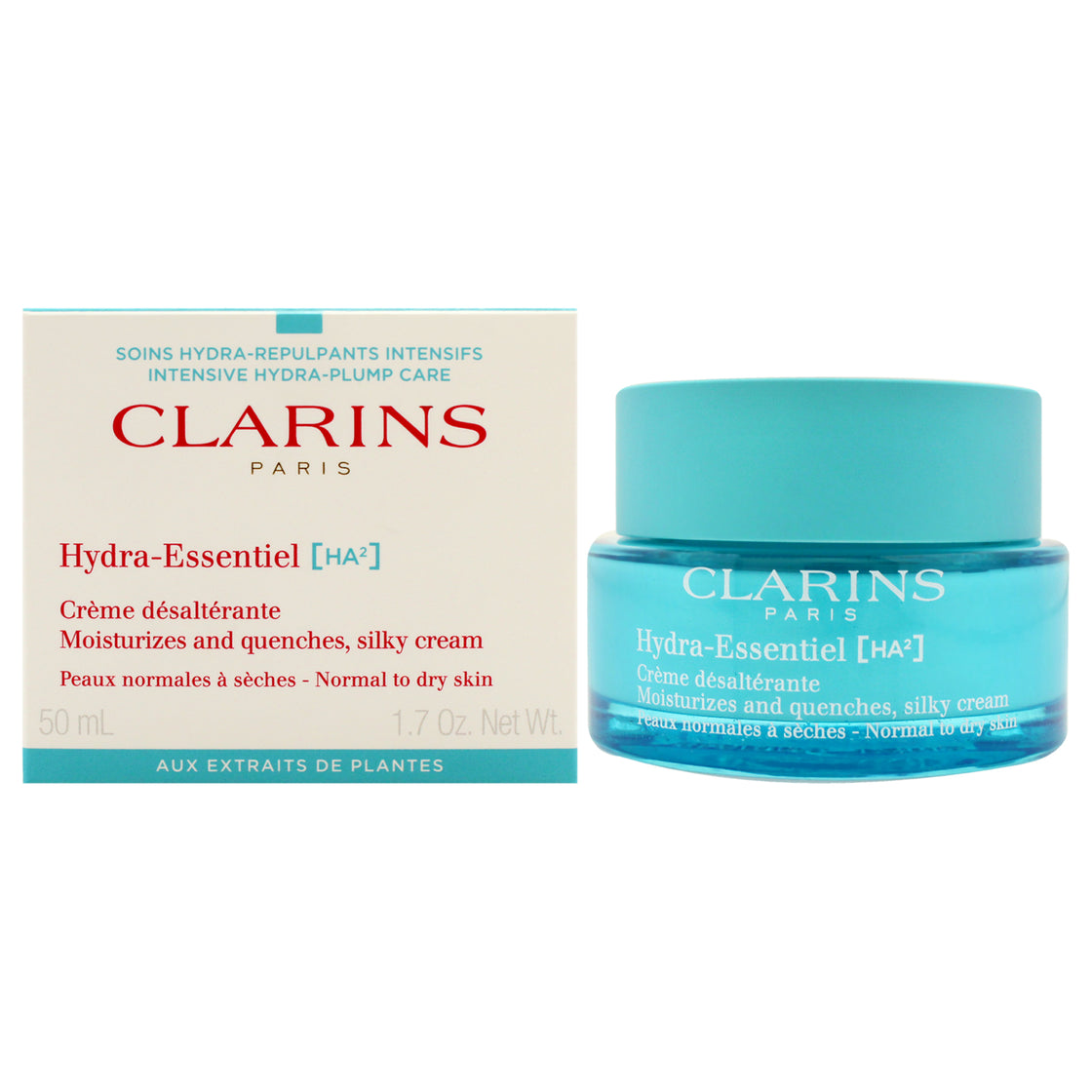 Hydra-Essentiel Silky Cream - Normal to Dry Skin by Clarins for Women - 1.7 oz Cream