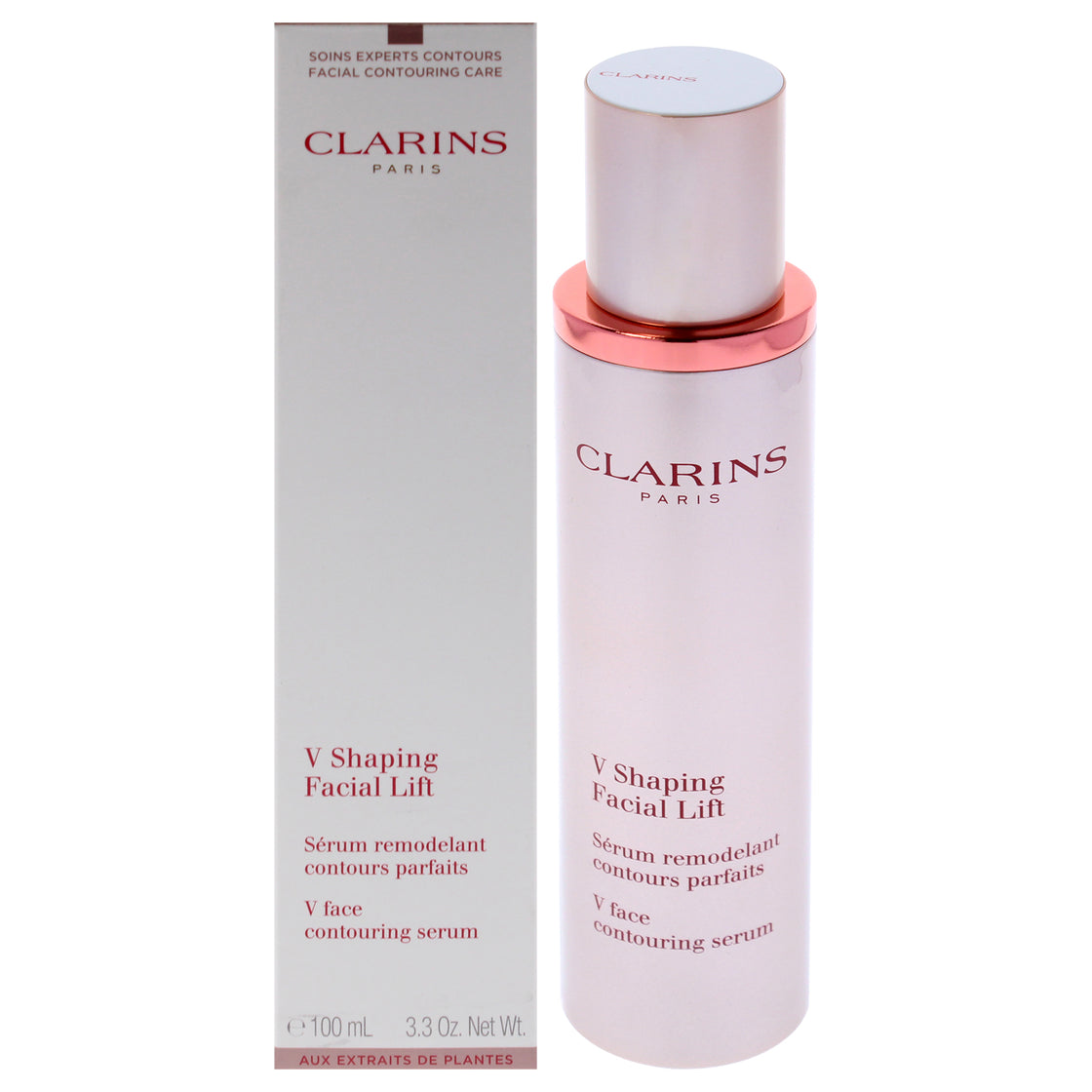 V Shaping Facial Lift Face Contouring Serum by Clarins for Women - 3.3 oz Serum