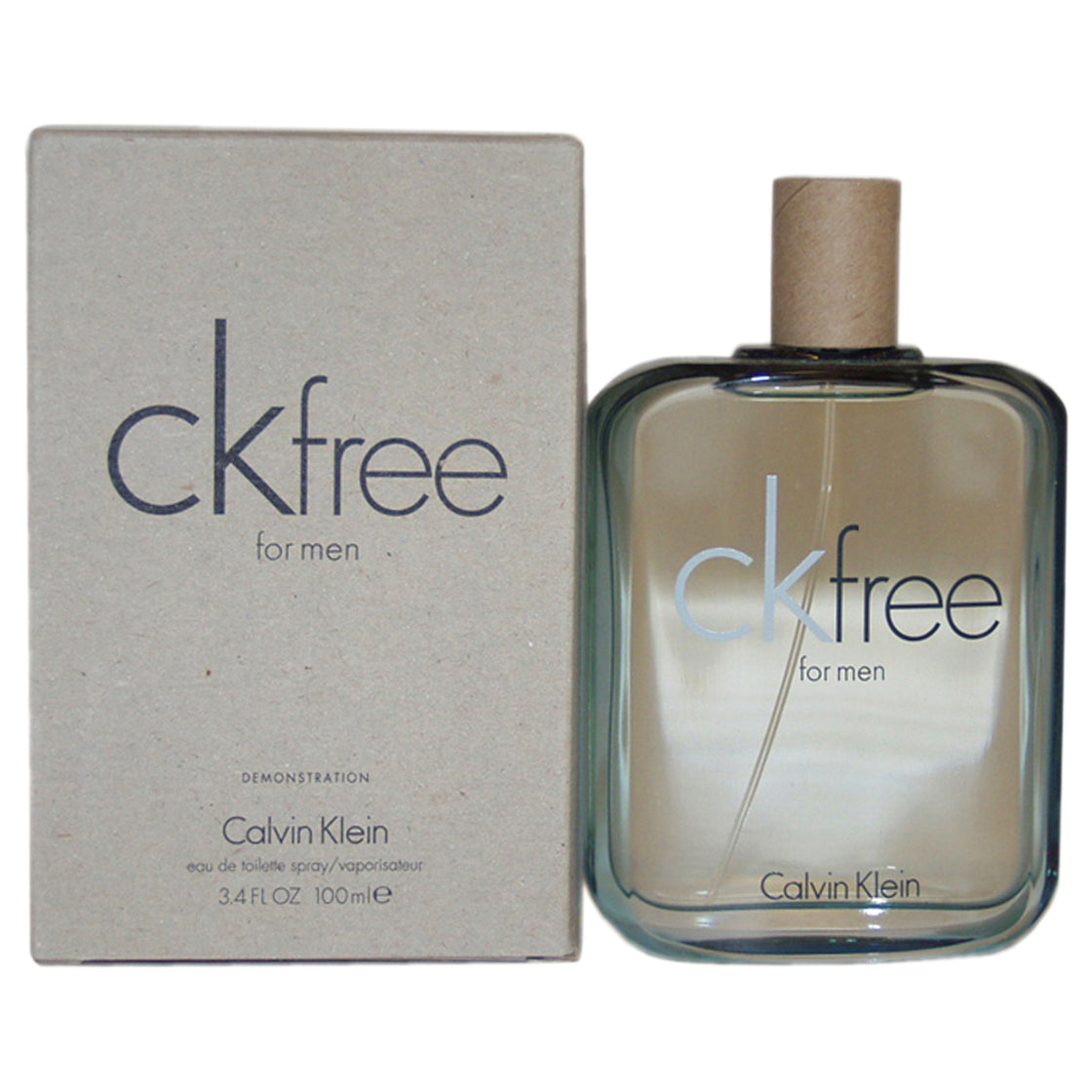 CK Free by Calvin Klein for Men - 3.4 oz EDT Spray (Tester)