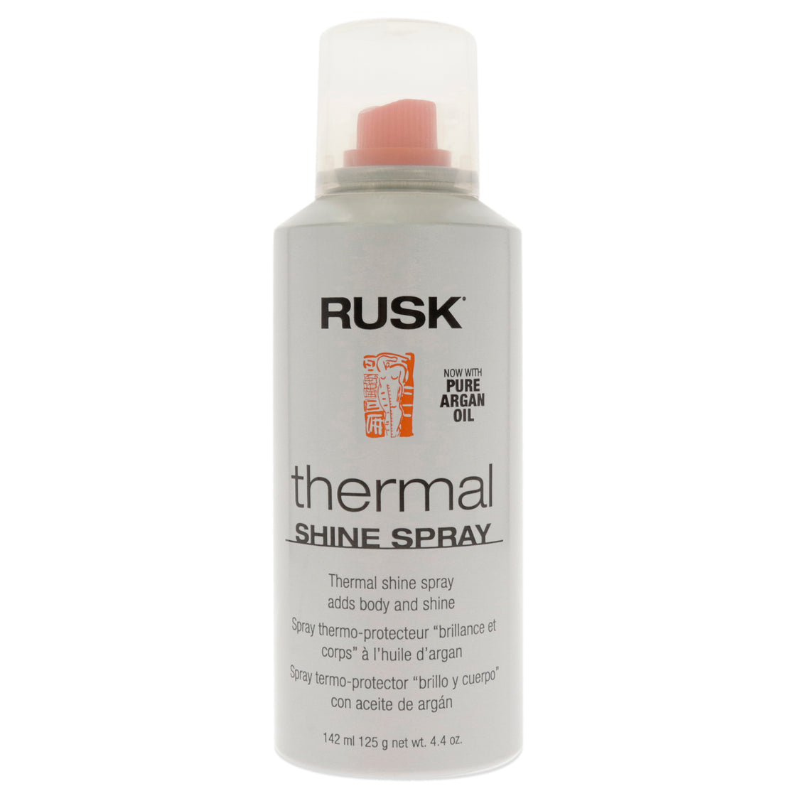 Thermal Shine Spray by Rusk for Unisex - 4.4 oz Hair Spray