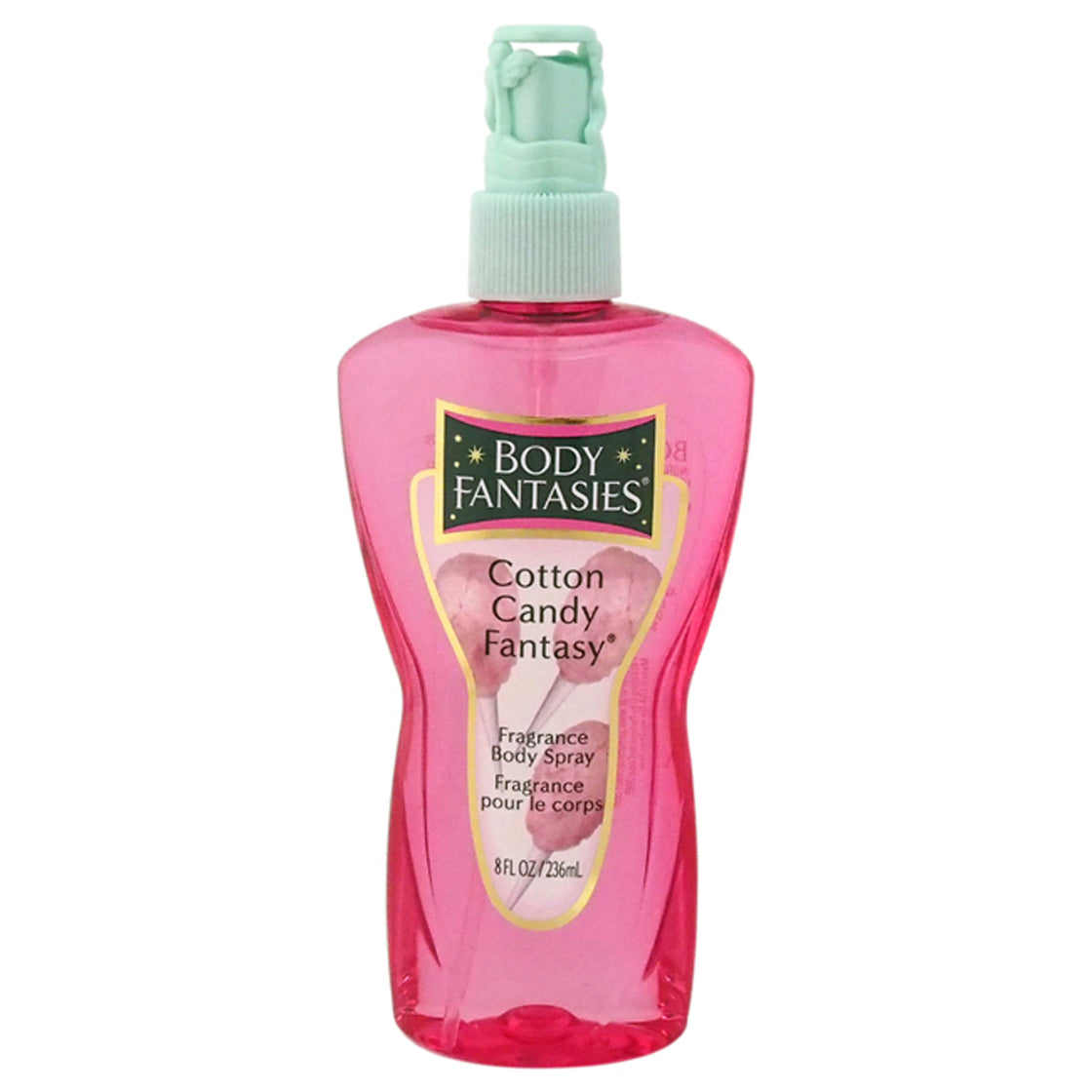 Cotton Candy Fantasy Fragrance Body Spray by Body Fantasies for Women - 8 oz Body Spray