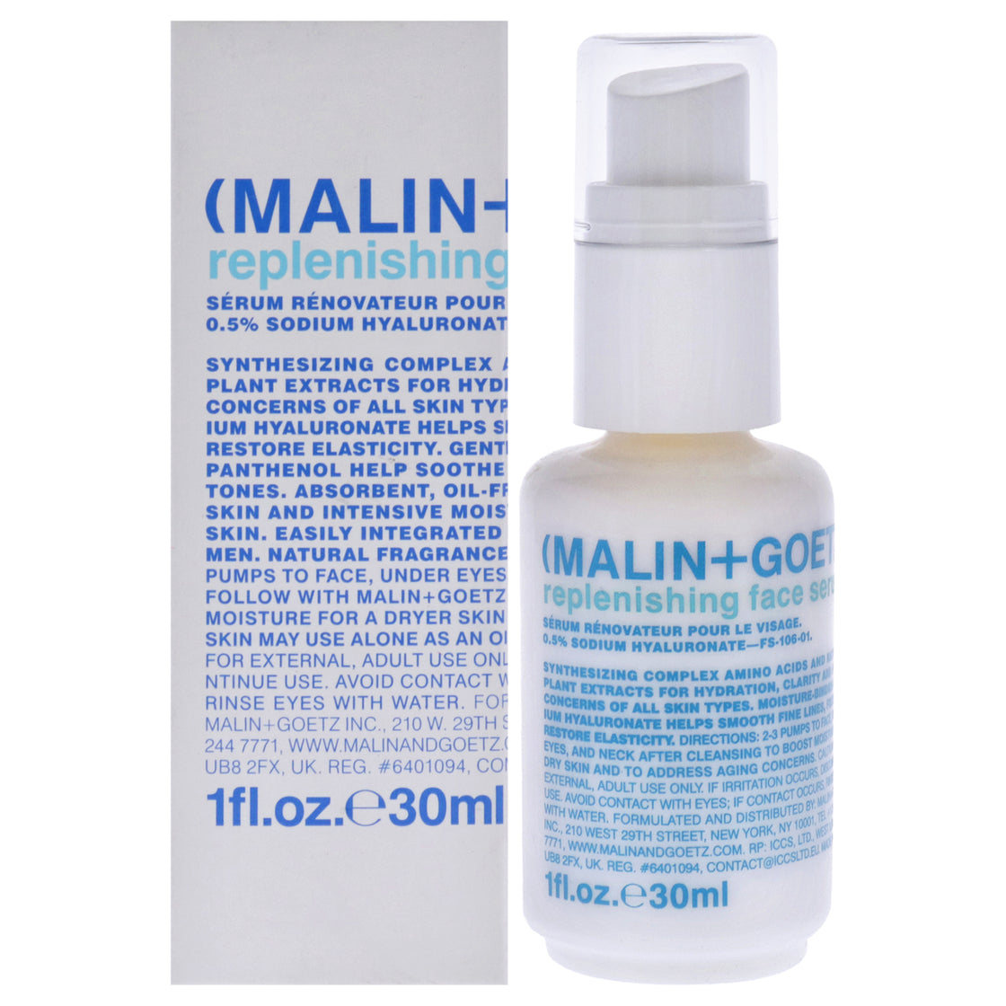 Replenishing Face Serum by Malin + Goetz for Women - 1 oz Serum