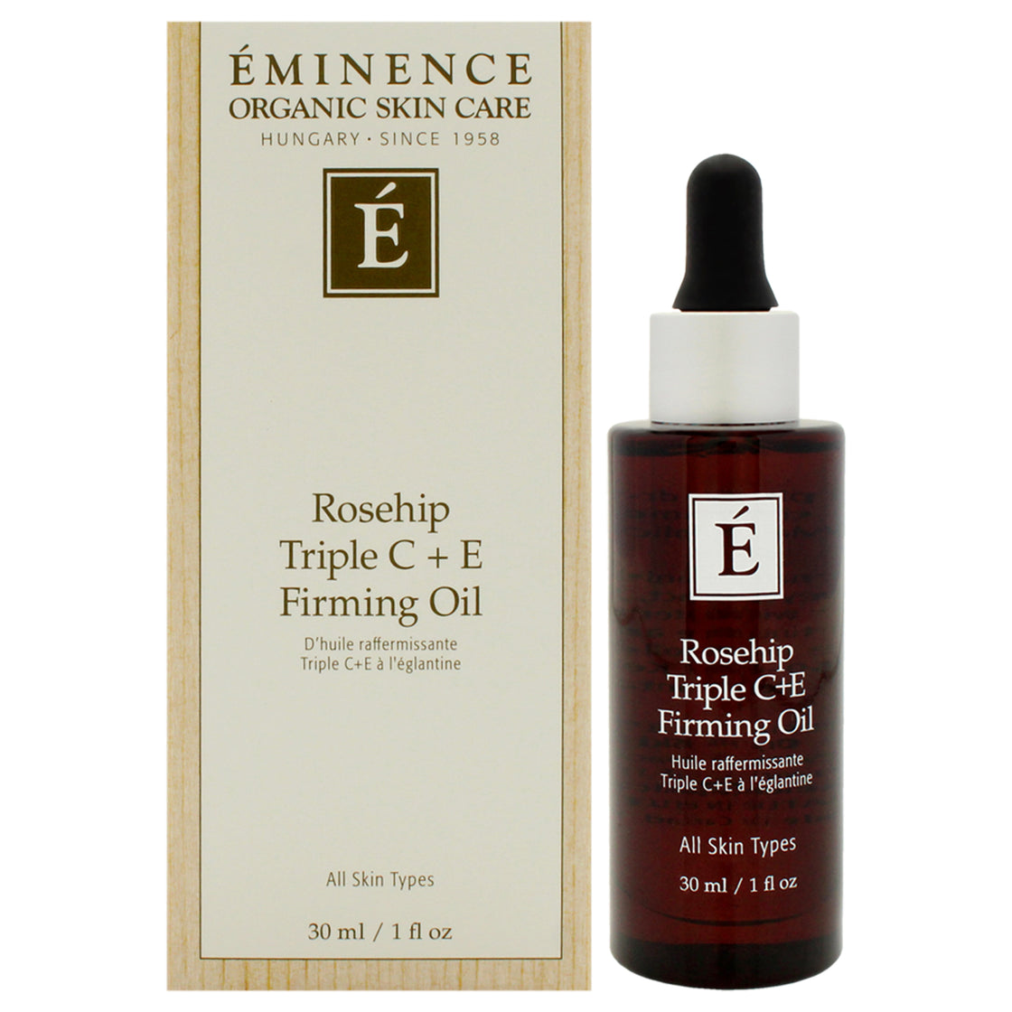 Rosehip Triple C Plus E Firming Oil by Eminence for Unisex - 1 oz Oil