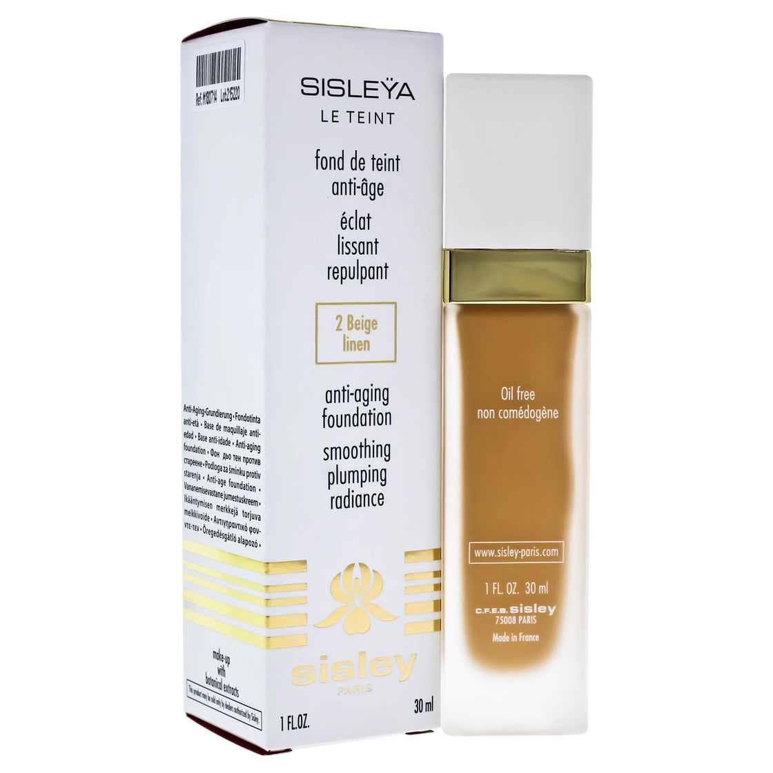 Sisleya Le Teint Anti-Aging Foundation - # 02 Beige Linen by Sisley for Women - 1 oz Foundation