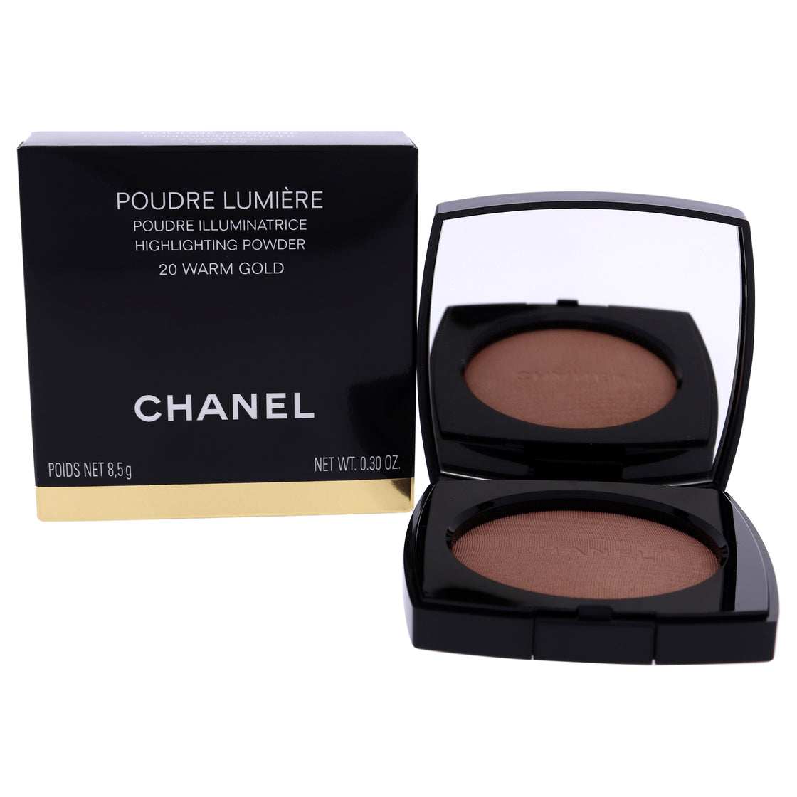 Highlighting Powder - 20 Warm Gold by Chanel for Women - 0.3 oz Highlighter