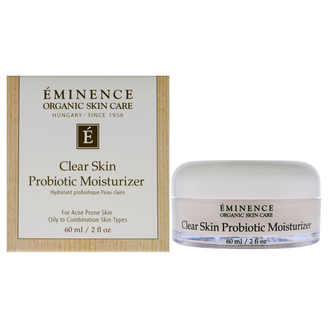 Clear Skin Probiotic Moisturizer by Eminence for Unisex - 2 oz Moisturizer