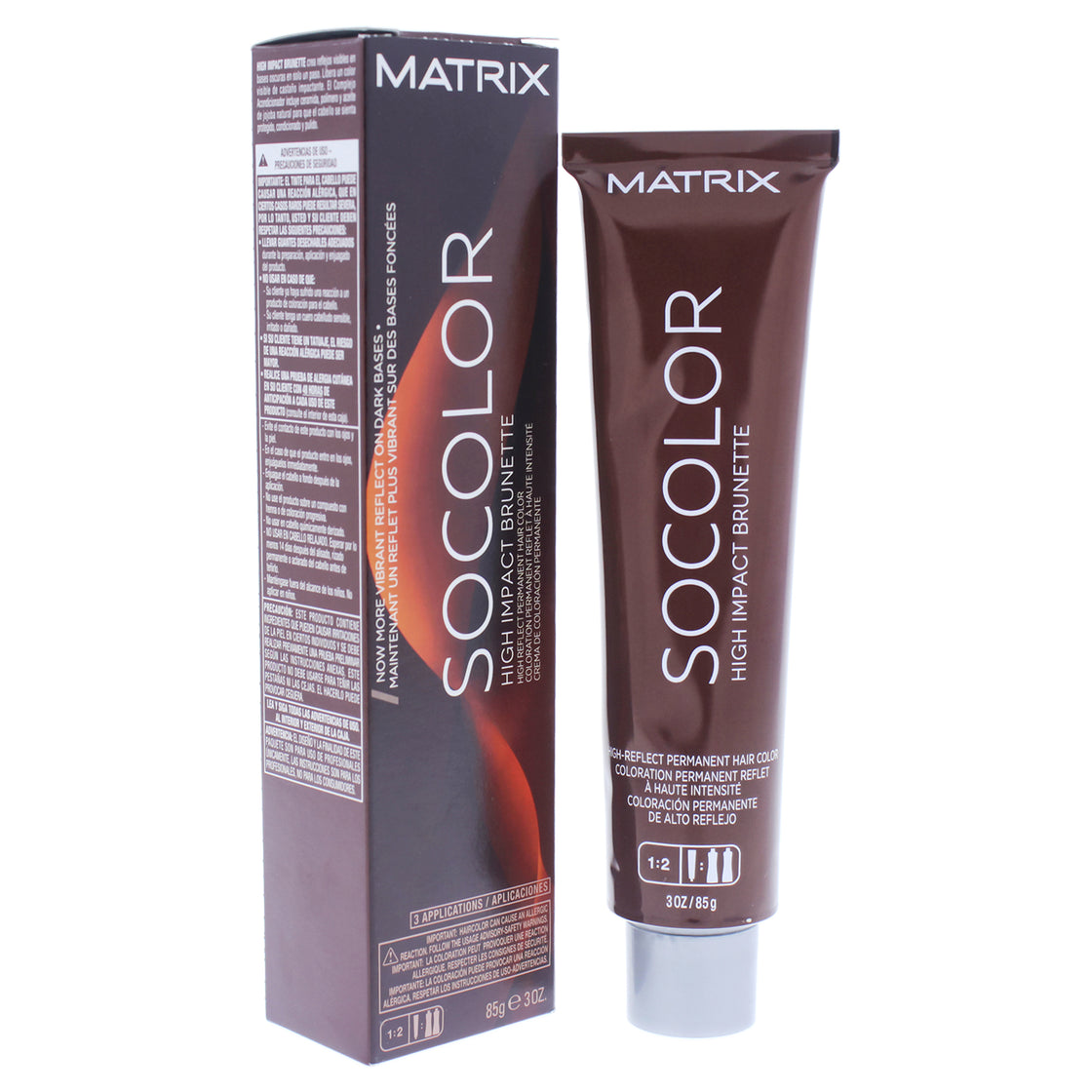Socolor High Impact Brunette Color - GG33 Gold Gold by Matrix for Unisex - 3 oz Hair Color