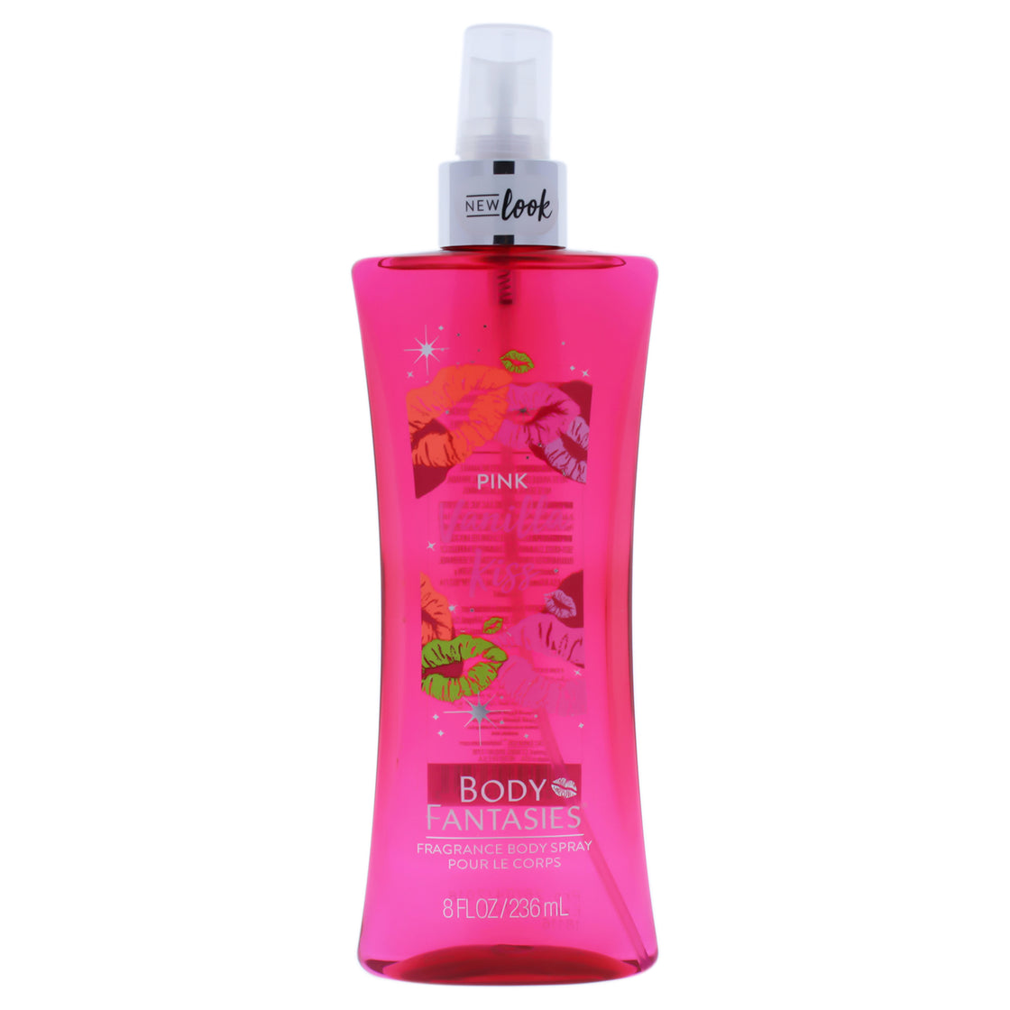 Pink Vanilla Kiss by Body Fantasies for Women - 8 oz Fragrance Body Spray