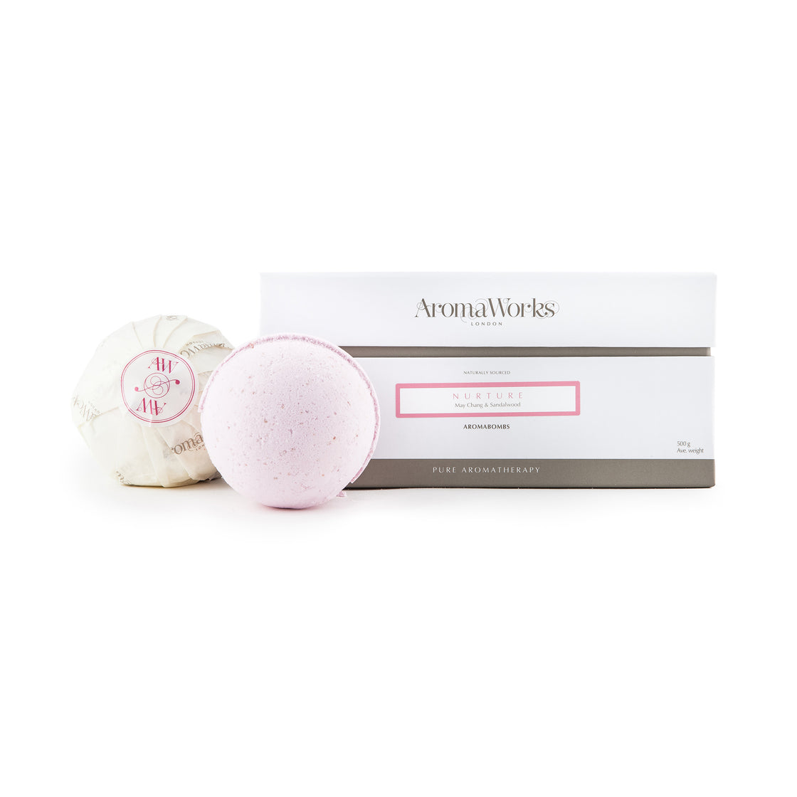 Nurture AromaBomb Duo by Aromaworks for Unisex - 2 x 8.81 oz Bath Bomb