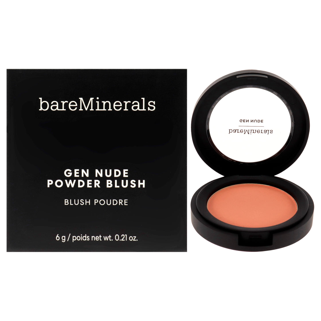 Gen Nude Powder Blush - Pretty In Pink by bareMinerals for Women - 0.21 oz Blush