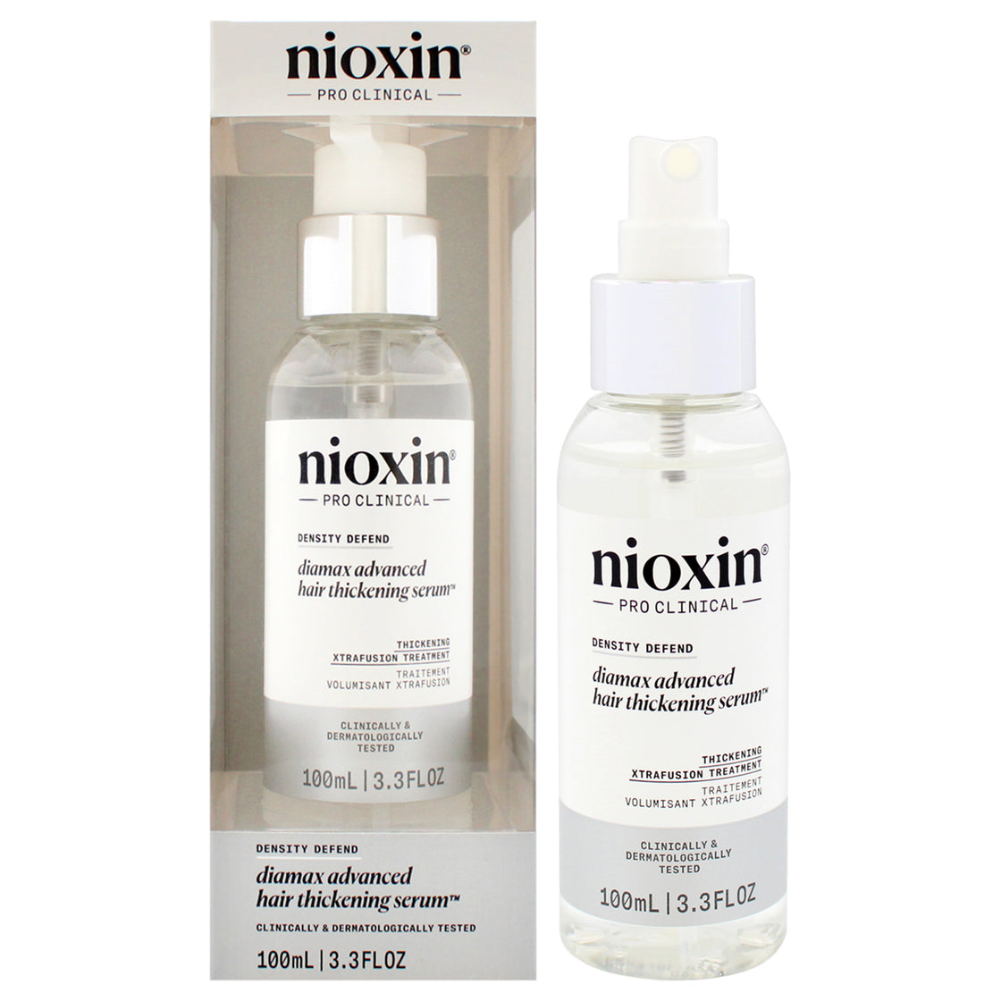 Density Defend Diamax Advanced Hair Tickening Serum by Nioxin for Unisex - 3.3 oz Serum