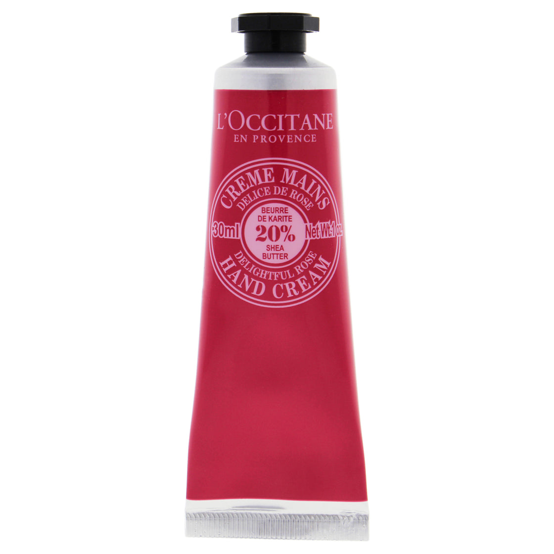 Shea Butter Delightful Rose Hand Cream by LOccitane for Unisex - 1 oz Hand Cream