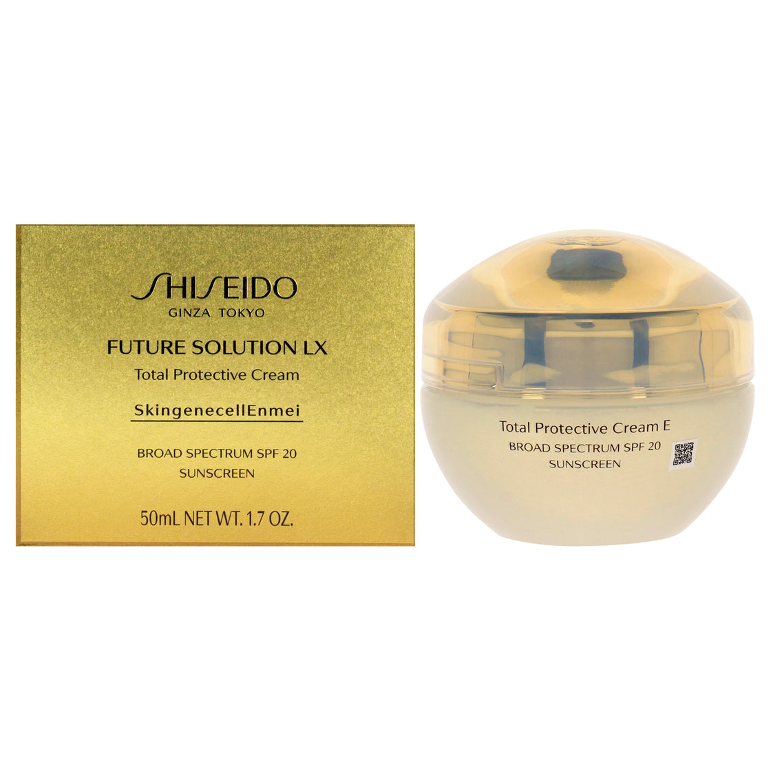 Future Solution LX Total Protective Cream SPF 20 by Shiseido for Unisex - 1.8 oz Cream