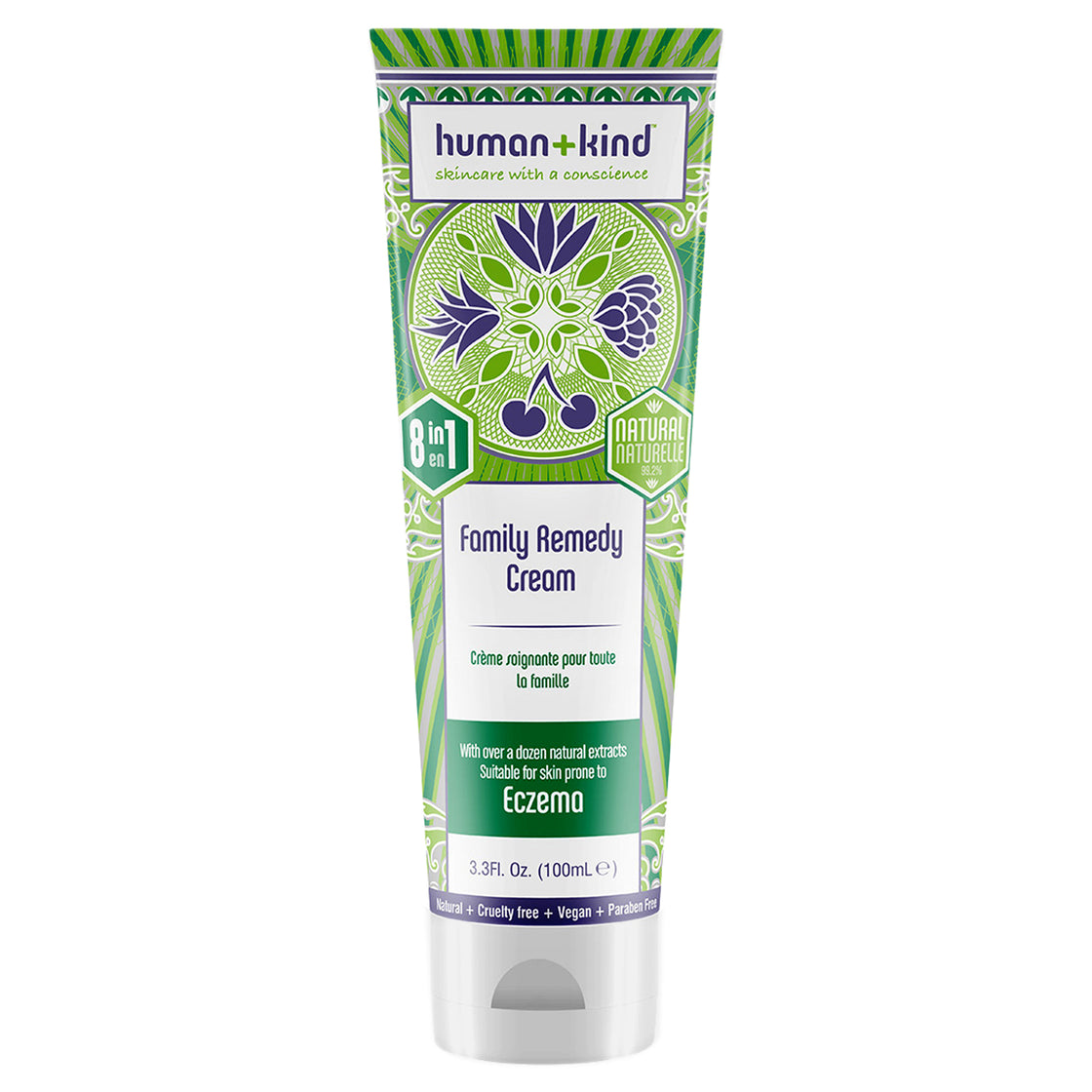 Family Remedy Cream by Human+Kind for Unisex - 3.53 oz Cream