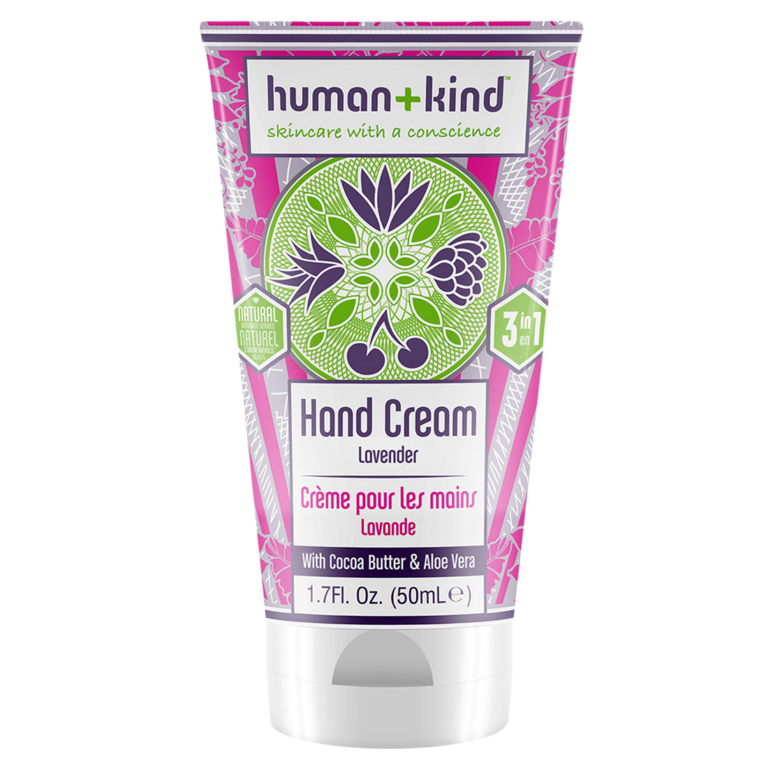 Hand Cream - Lavender by Human+Kind for Unisex - 1.7 oz Cream