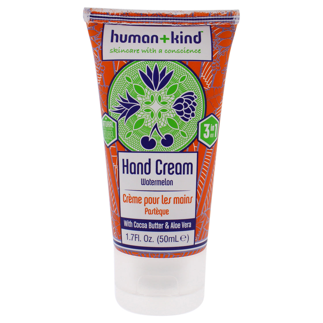 Hand Cream - Watermelon by Human+Kind for Unisex - 1.7 oz Cream