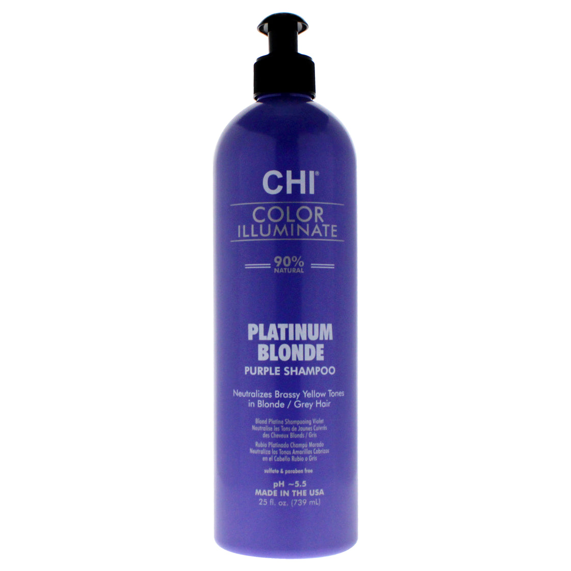 Ionic Color Illuminate Shampoo - Platinum Blonde by CHI for Unisex - 25 oz Shampoo