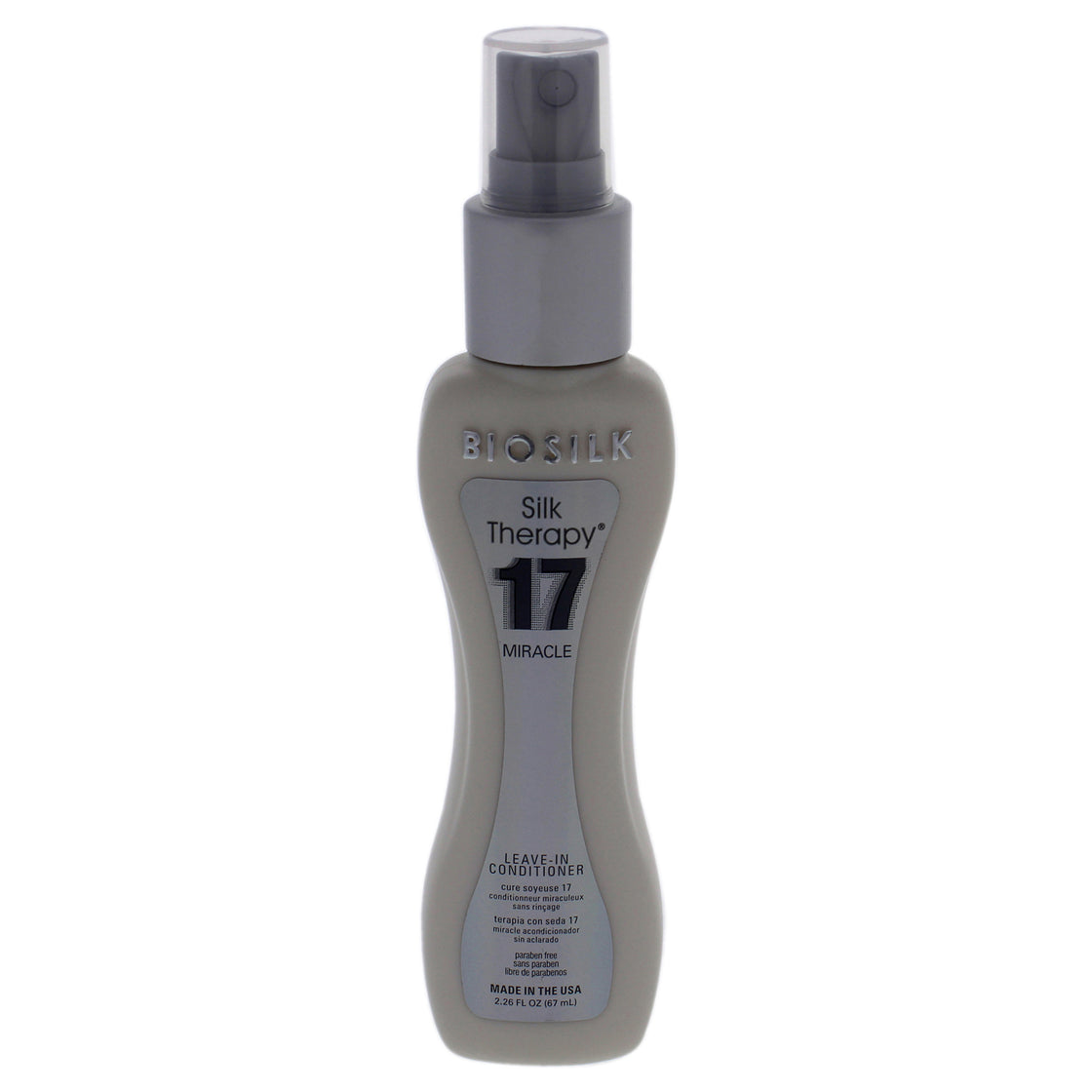 Silk Therapy 17 Miracle Leave-In Conditioner by Biosilk for Unisex - 2.26 oz Conditioner