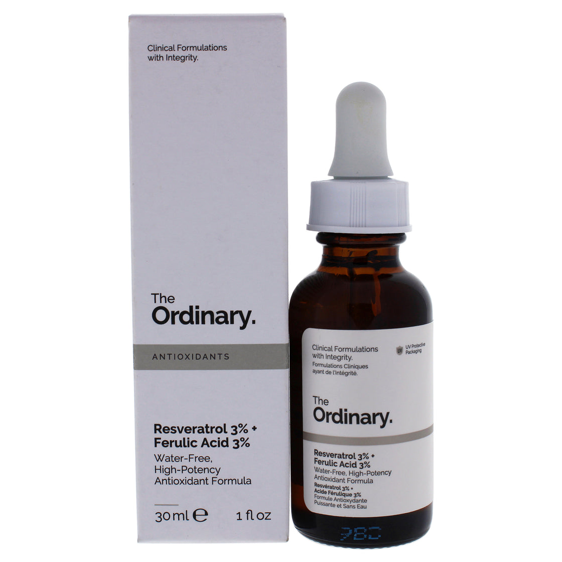 Resveratrol 3 Percent Plus Ferulic Acid 3 Percent by The Ordinary for Unisex - 1 oz Serum