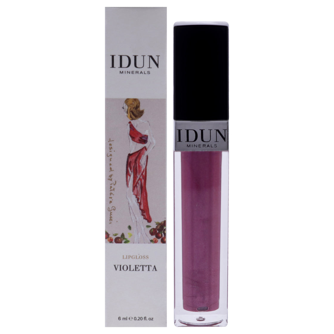 Lipgloss - 005 Violetta by Idun Minerals for Women - 0.2 oz Lip Gloss