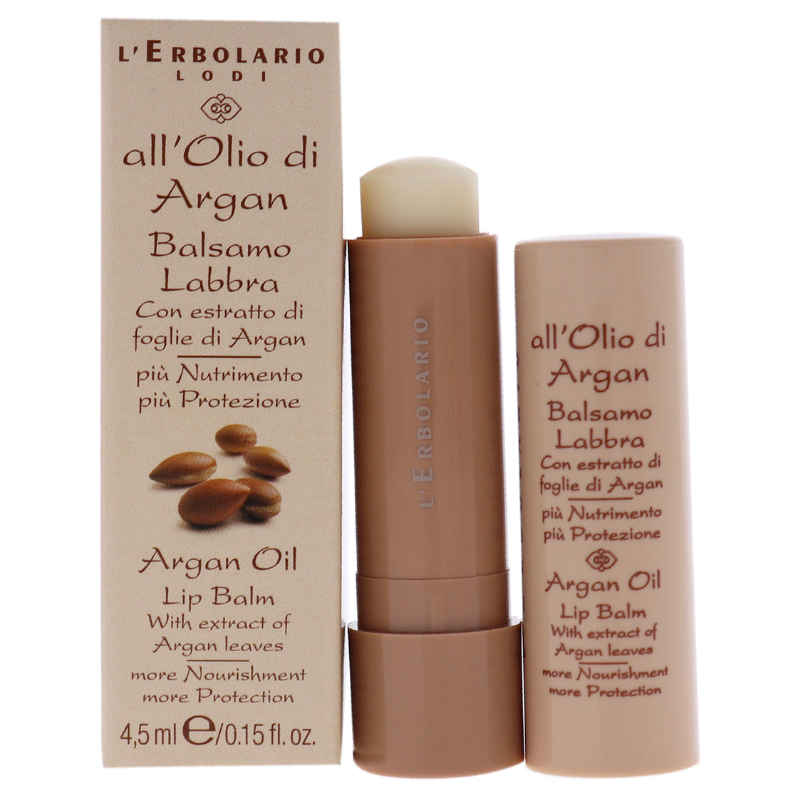 Lip Balm - Argan Oil by LErbolario for Unisex - 0.15 oz Lip Balm