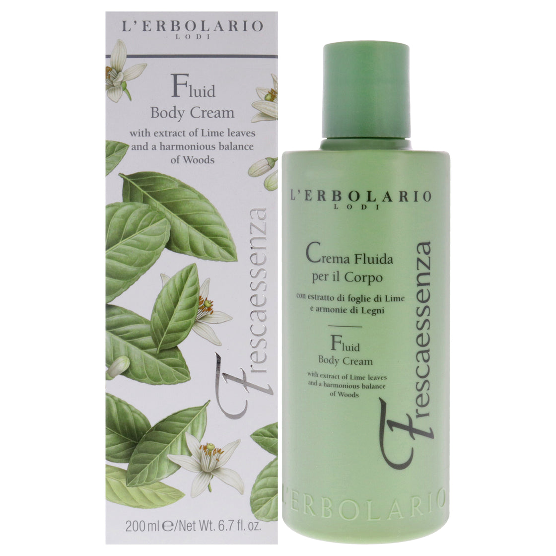 Fluid Body Cream - Frescaessenza by LErbolario for Unisex - 6.7 oz Body Cream