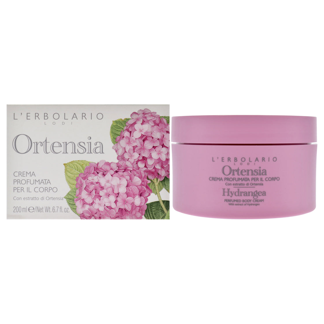 Perfumed Body Cream - Hydrangea by LErbolario for Women - 6.7 oz Body Cream