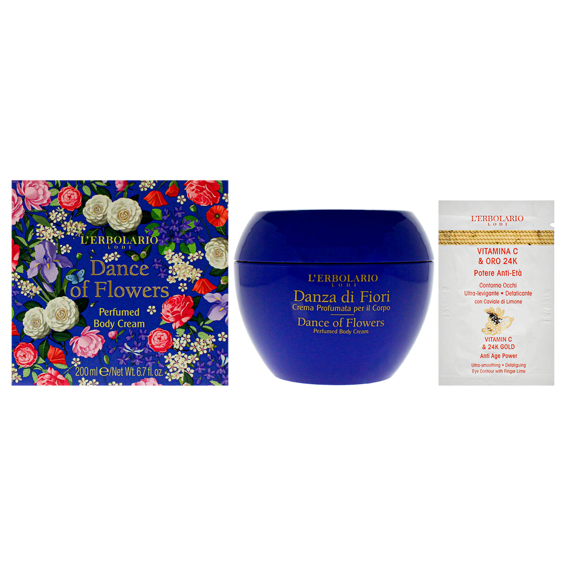 Perfumed Body Cream - Dance Of Flowers by LErbolario for Women - 6.7 oz Body Cream