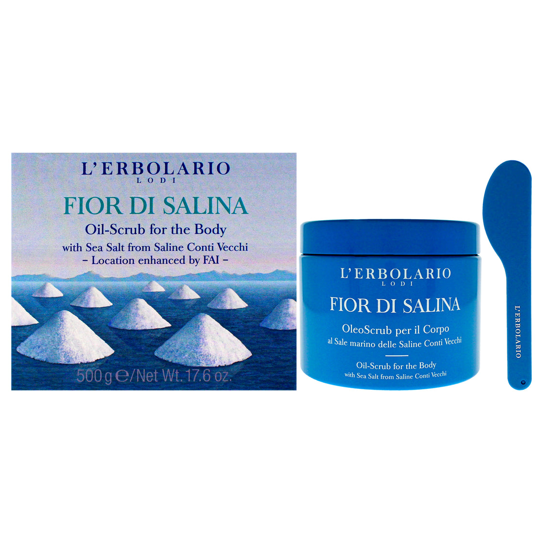 Fior di Salina Oil-Scrub by LErbolario for Unisex - 17.6 oz Scrub