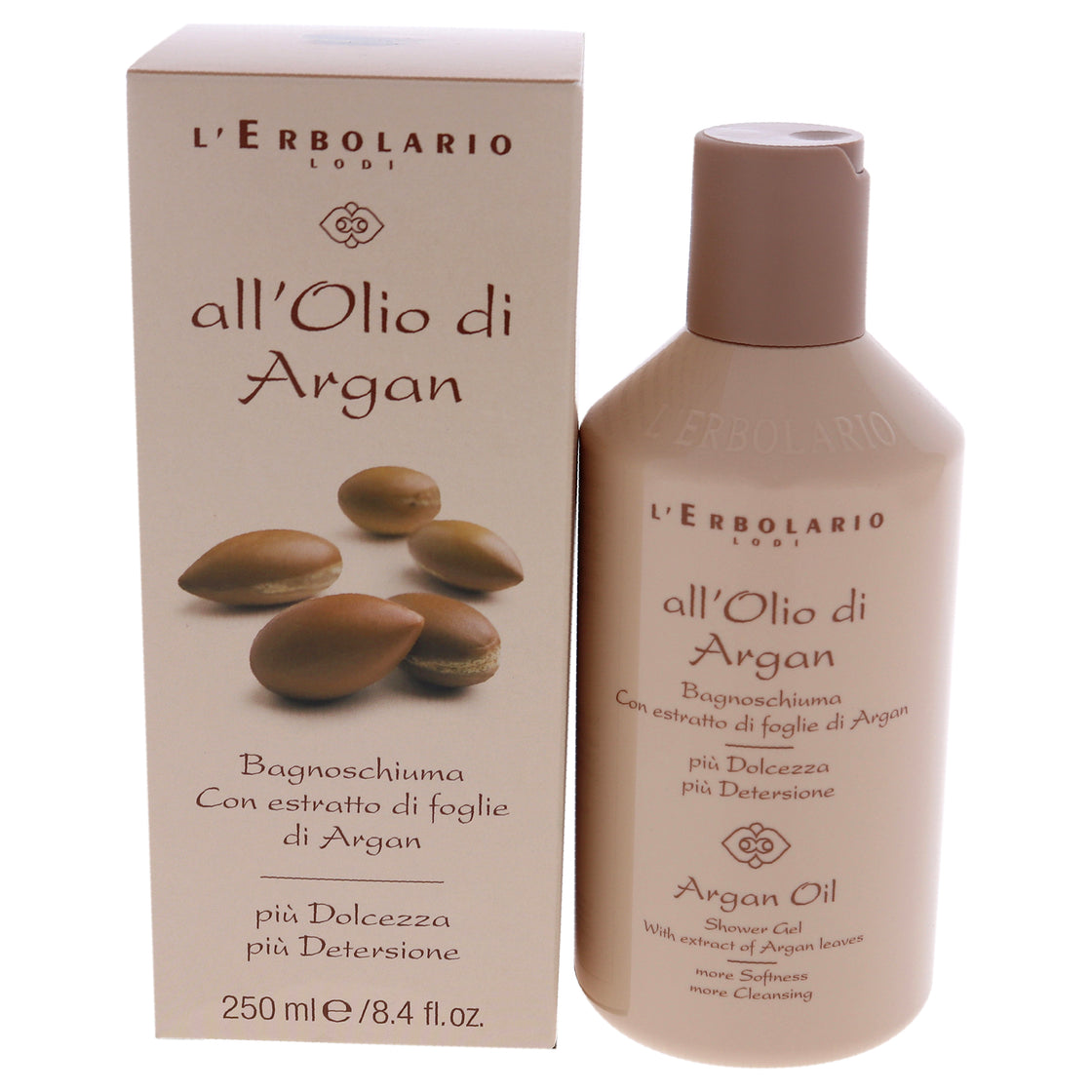 Shower Gel - Argan Oil by LErbolario for Unisex - 8.4 oz Shower Gel