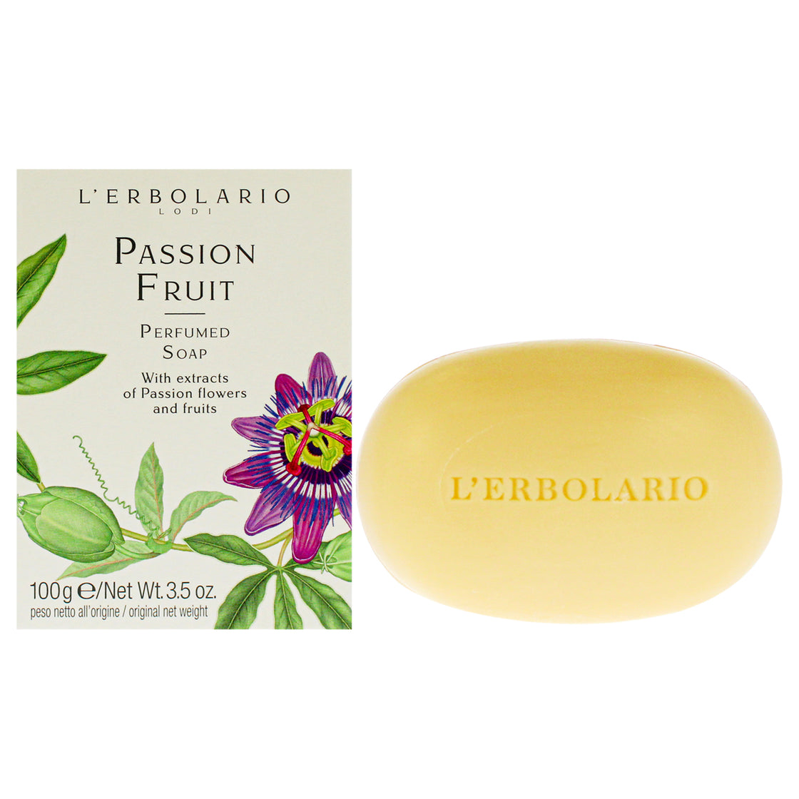 Passion Fruit Perfume Soap by LErbolario for Unisex - 3.5 oz Soap