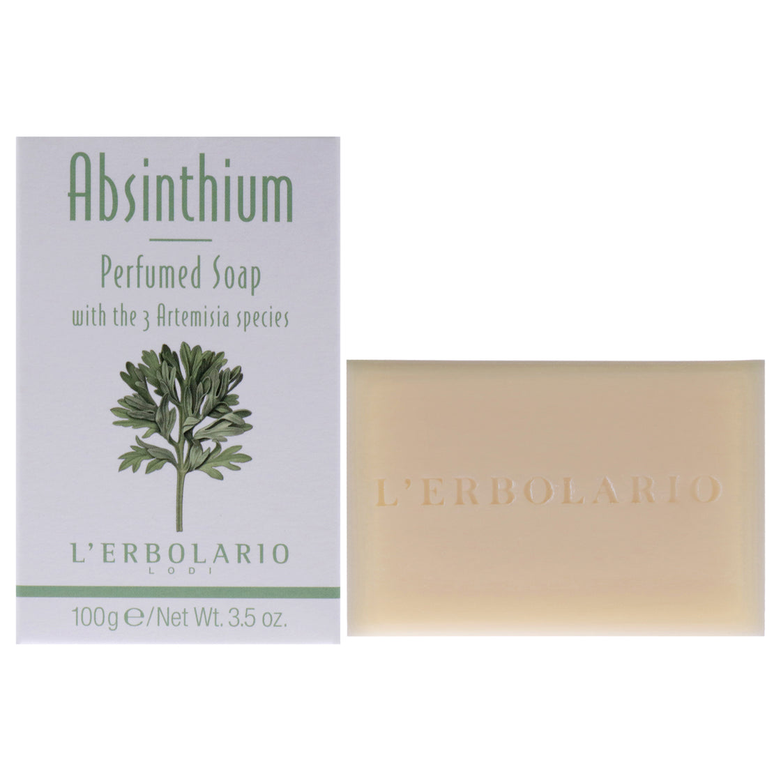 Absinthium Perfumed Soap by LErbolario for Unisex - 3.5 oz Soap