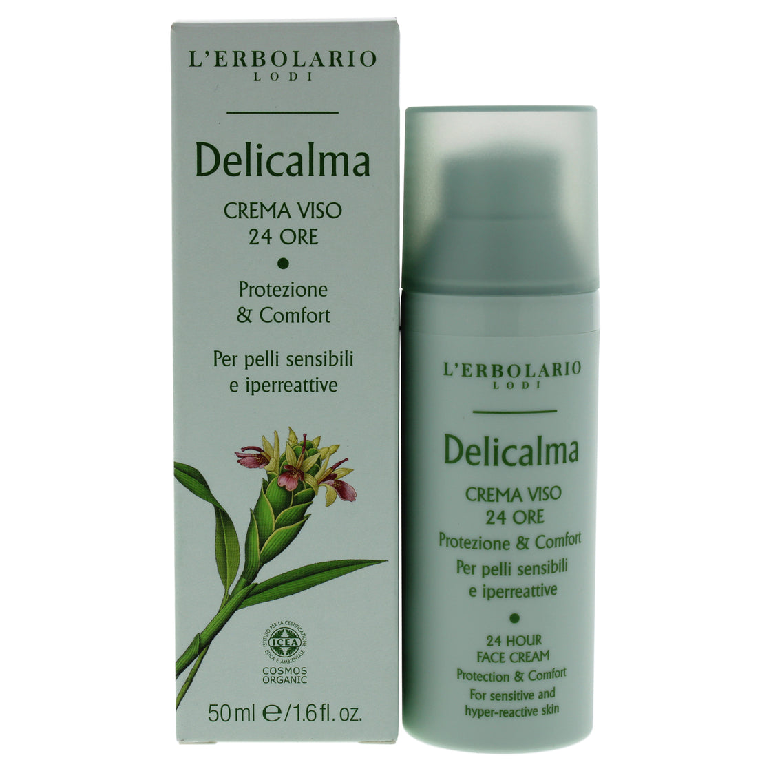 Delicalma 24 Hours Face Cream by LErbolario for Unisex - 1.6 oz Cream