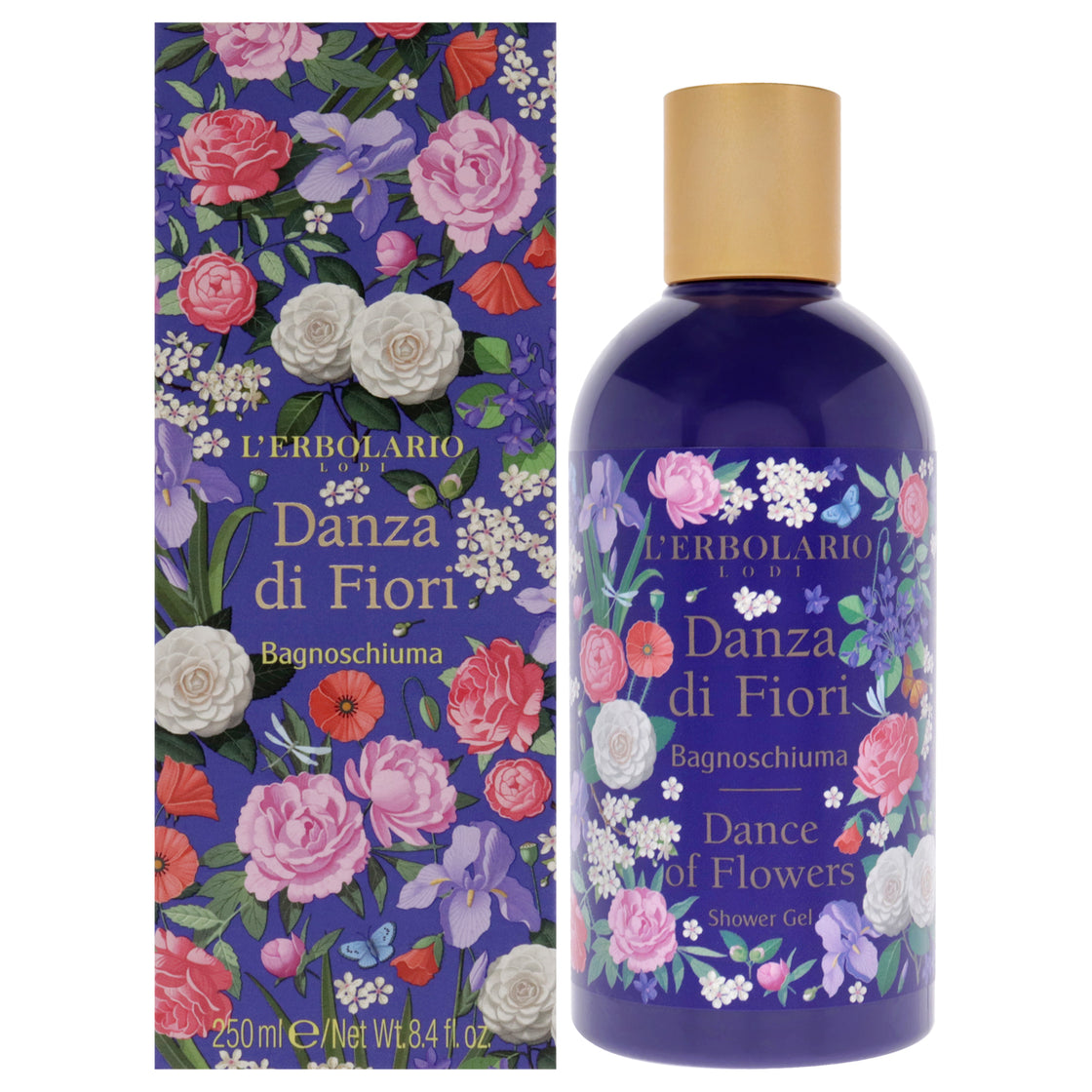 Shower Gel - Dance of Flowers by LErbolario for Women - 8.4 oz Shower Gel