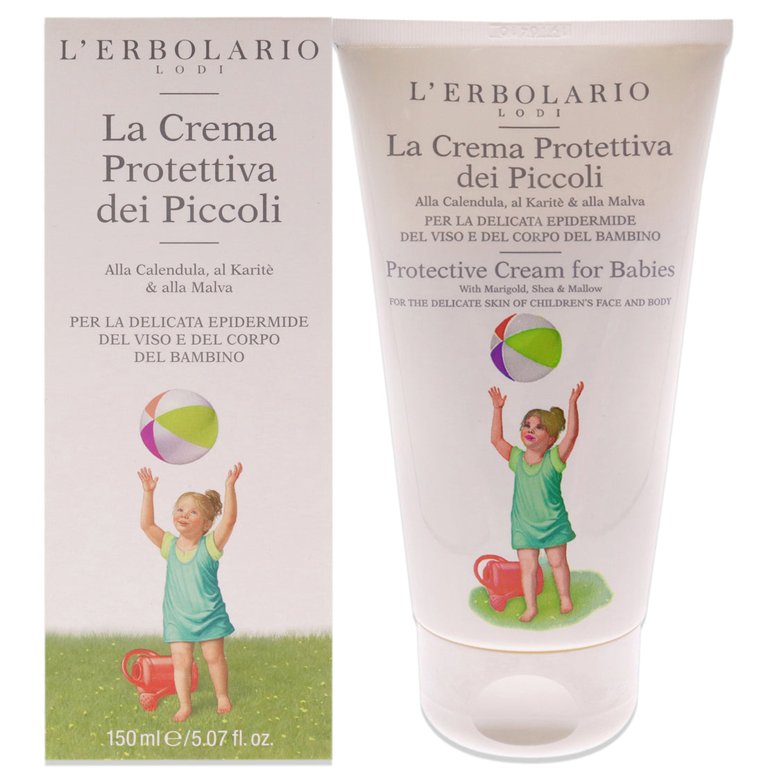 Protective Cream For Babies by LErbolario for Kids - 5.07 oz Cream