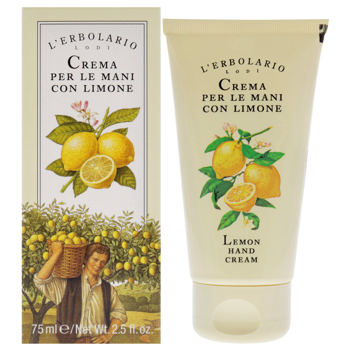 Lemon Hand Cream by LErbolario for Unisex - 2.5 oz Cream