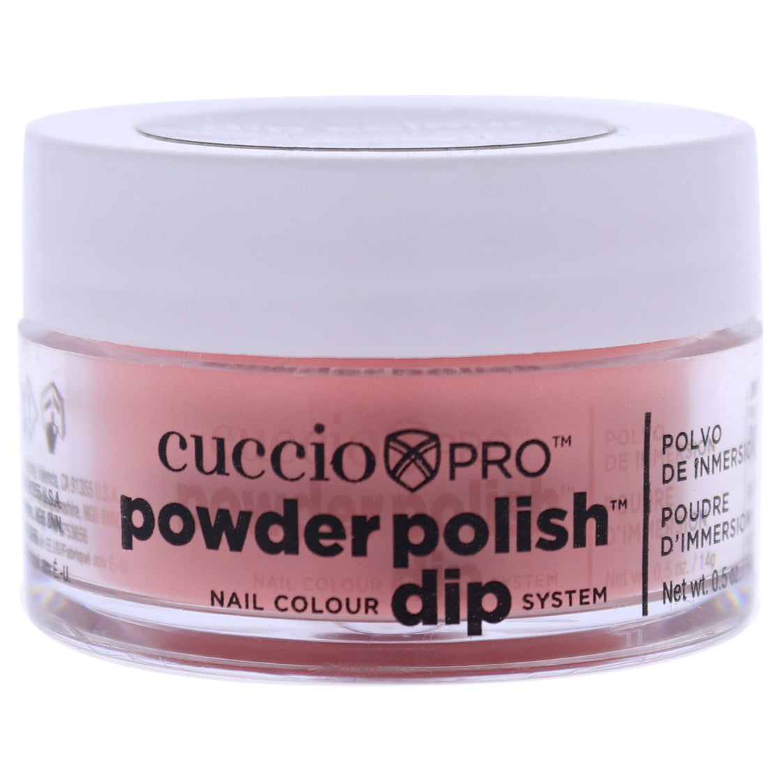 Pro Powder Polish Nail Colour Dip System - Peach by Cuccio Colour for Women - 0.5 oz Nail Powder