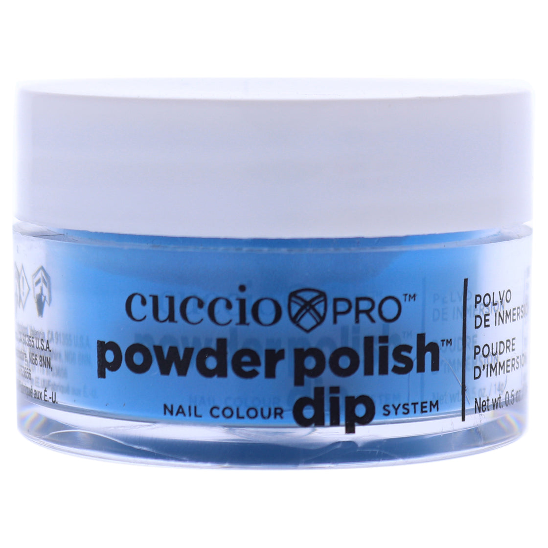 Pro Powder Polish Nail Colour Dip System - Neon Blue by Cuccio Colour for Women - 0.5 oz Nail Powder