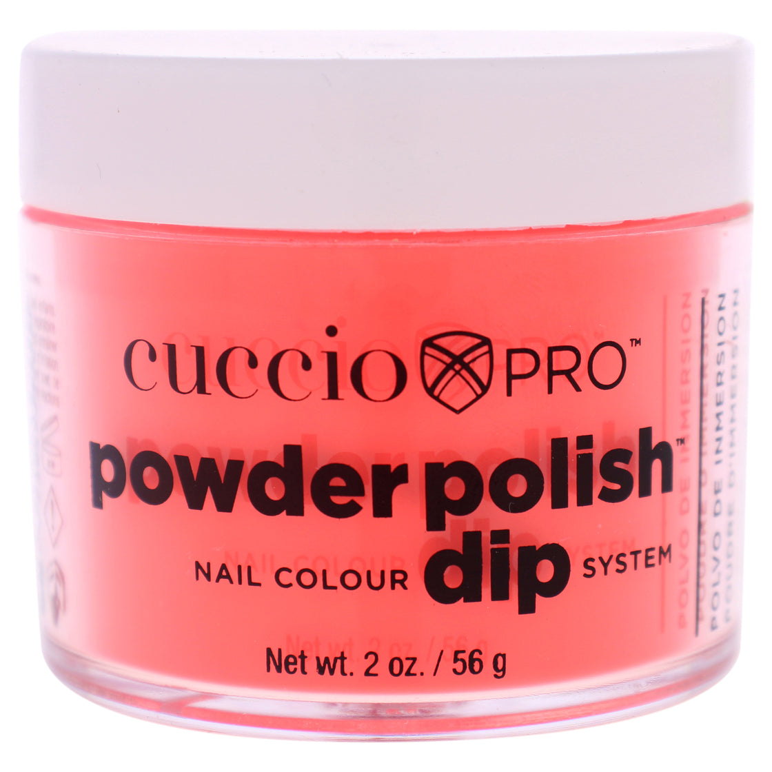 Pro Powder Polish Nail Colour Dip System - Neon Red by Cuccio Colour for Women - 1.6 oz Nail Powder