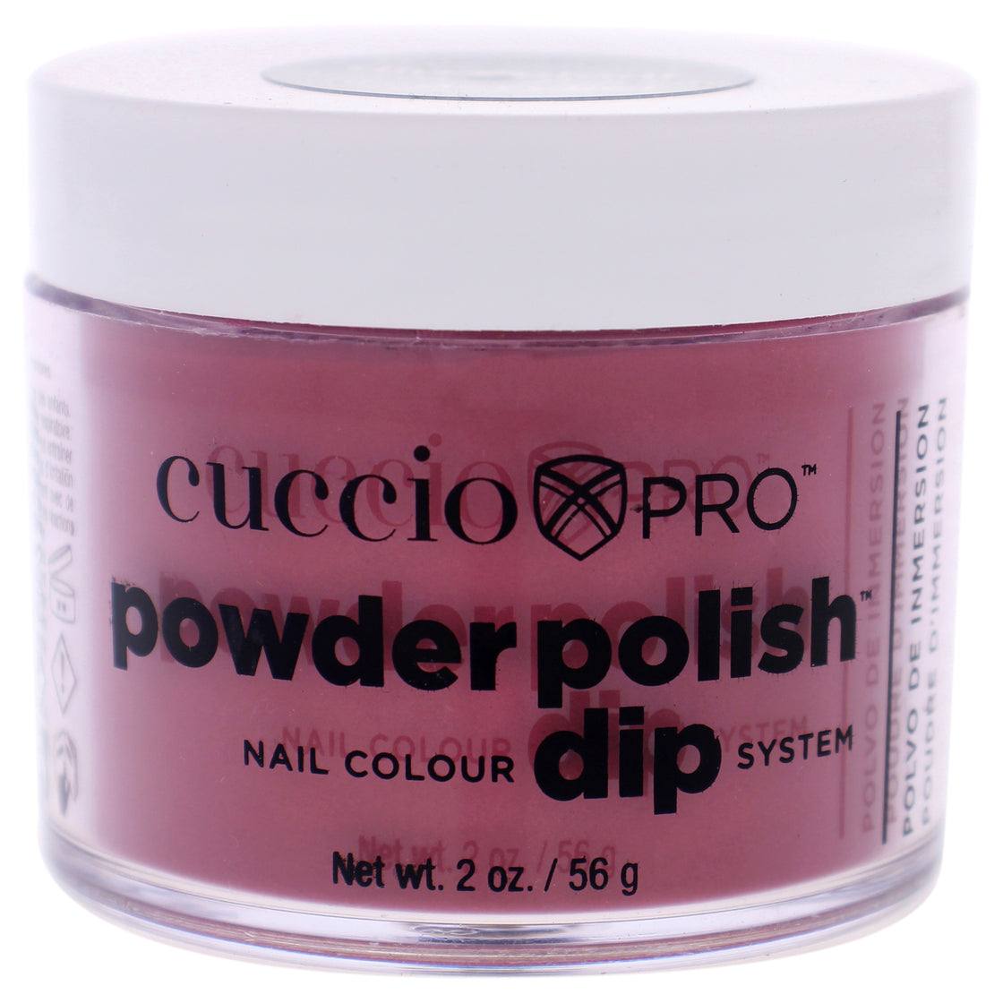 Pro Powder Polish Nail Colour Dip System - Deep Rose by Cuccio Colour for Women - 1.6 oz Nail Powder