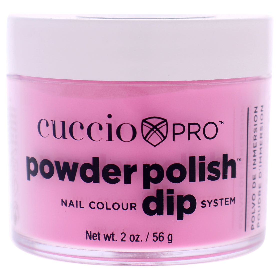 Pro Powder Polish Nail Colour Dip System - Bright Neon Pink by Cuccio Colour for Women - 1.6 oz Nail Powder