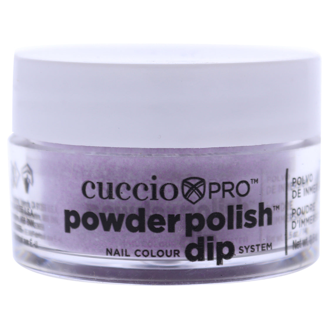 Pro Powder Polish Nail Colour Dip System - Fuchsia Pink Glitter by Cuccio Colour for Women - 0.5 oz Nail Powder