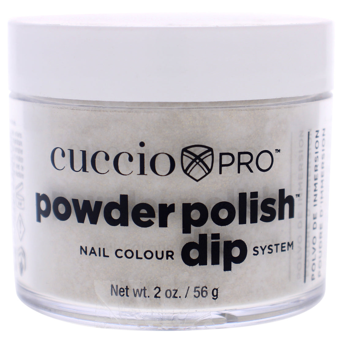 Pro Powder Polish Nail Colour Dip System - Gold With Rimbow Mica by Cuccio Colour for Women - 1.6 oz Nail Powder