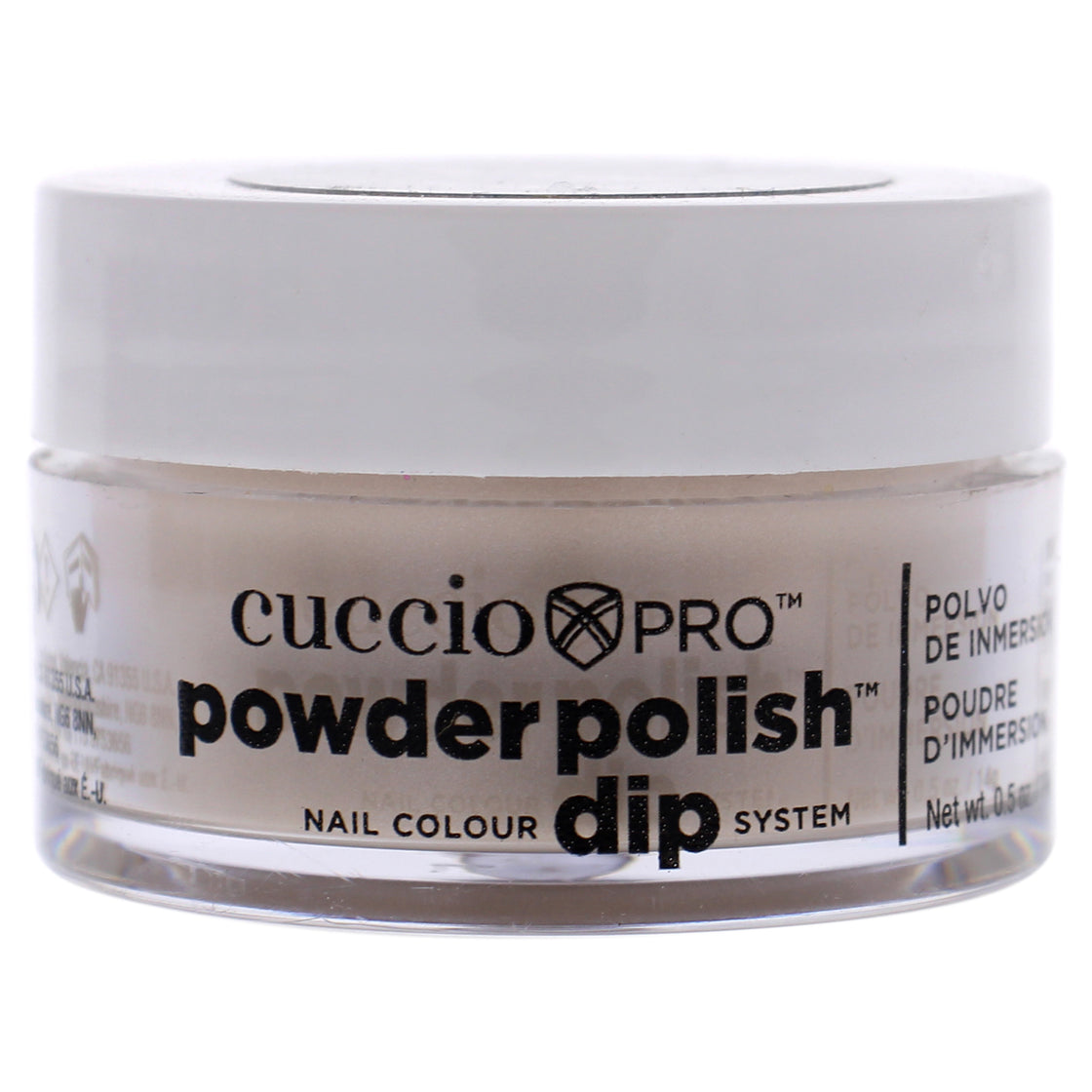 Pro Powder Polish Nail Colour Dip System - Iridescent Cream by Cuccio Colour for Women - 0.5 oz Nail Powder