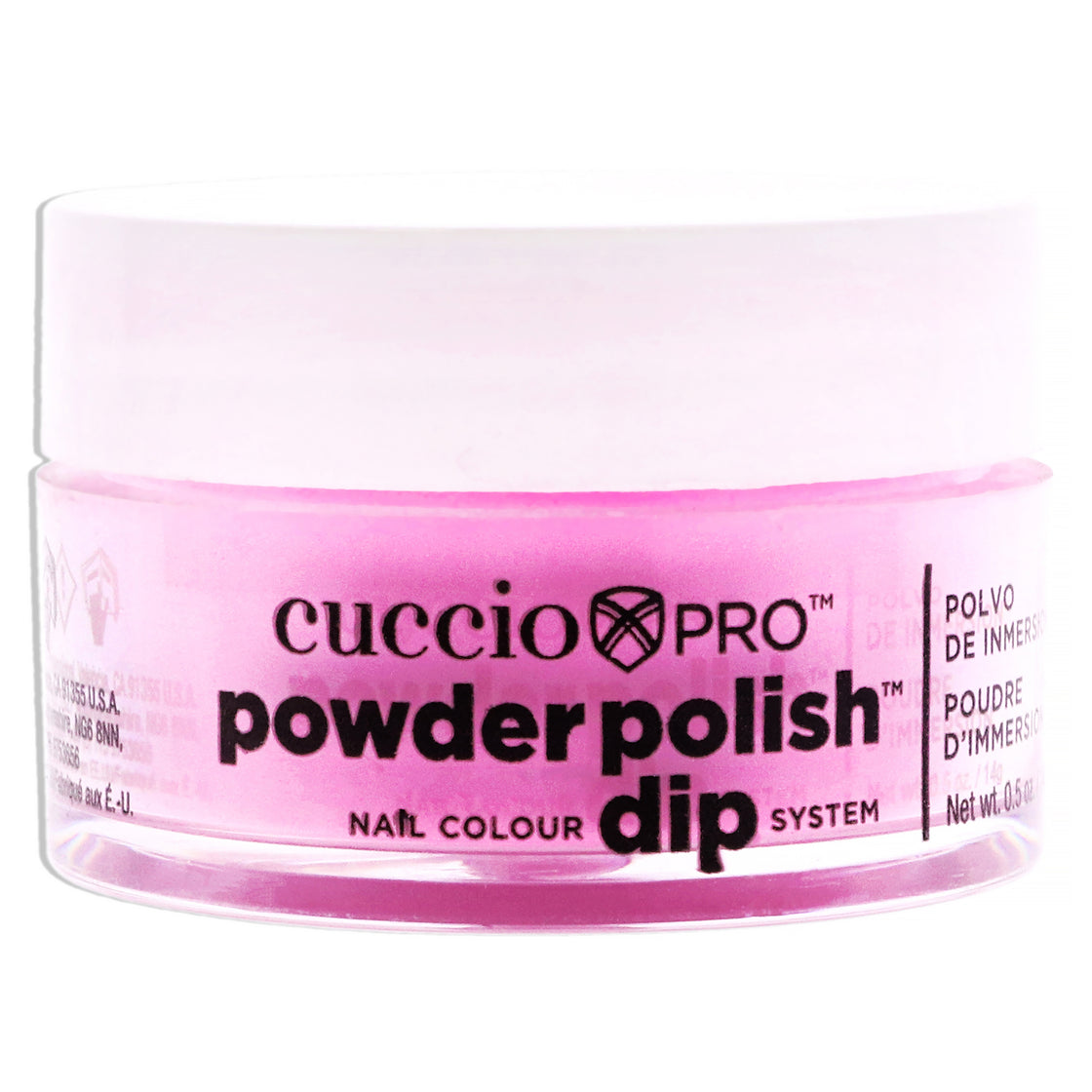 Pro Powder Polish Nail Colour Dip System - Neon Pink by Cuccio Colour for Women - 0.5 oz Nail Powder