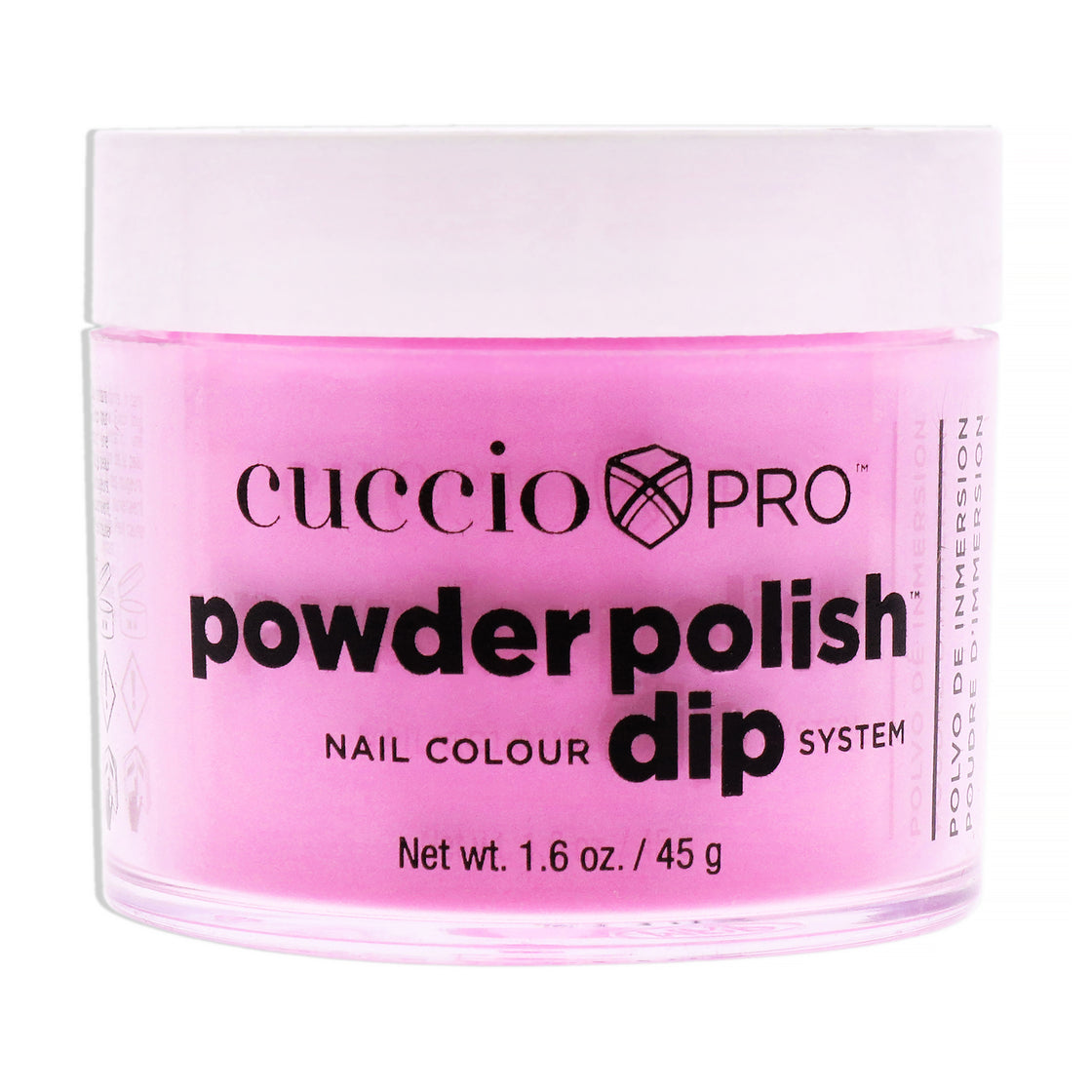 Pro Powder Polish Nail Colour Dip System - Neon Pink by Cuccio Colour for Women - 1.6 oz Nail Powder