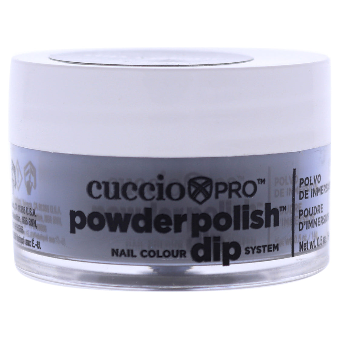 Pro Powder Polish Nail Colour Dip System - Noir Black by Cuccio Colour for Women - 0.5 oz Nail Powder