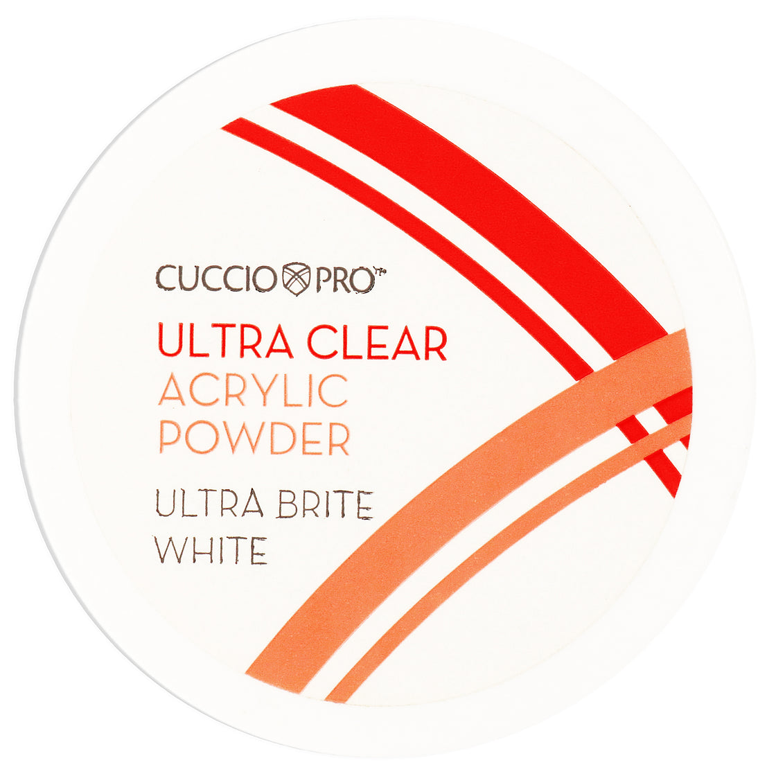 Ultra Clear Acrylic Powder - Ultra Brite White by Cuccio Pro for Women - 1.6 oz Acrylic Powder