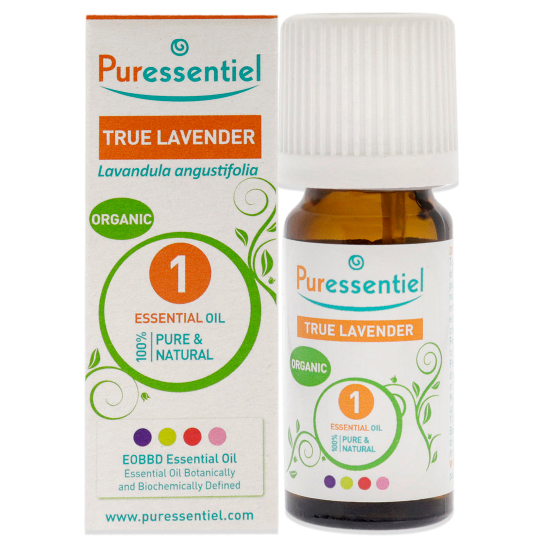 Organic Essential Oil - Lavender True by Puressentiel for Unisex - 0.3 oz Oil