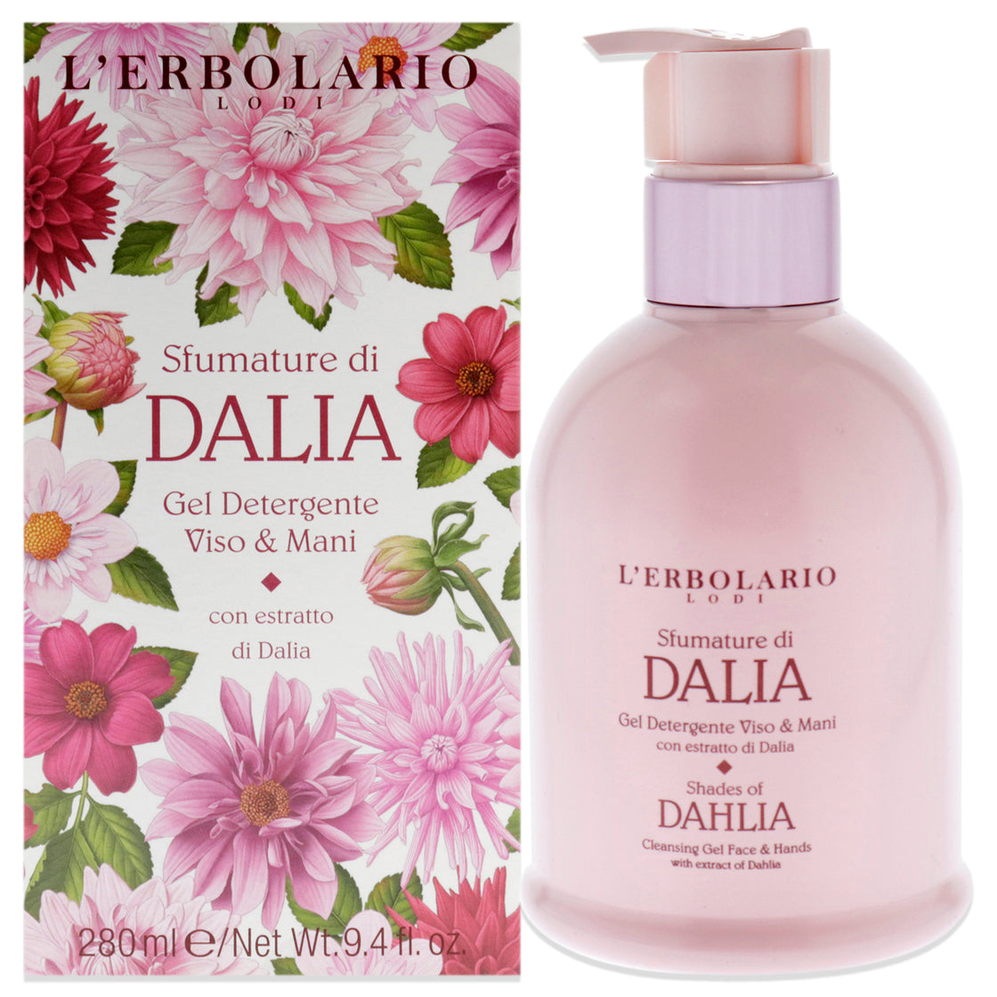 Shades of Dahlia Cleansing Gel by LErbolario for Women - 9.4 oz Cleanser